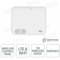 Qolsys IQ4-NS Unité de contrôle d'alarme antivol sans fil tout-en-un LTE Wi-Fi PowerG Z-Wave 800 Android 9 - Bentel