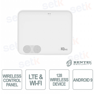 Qolsys IQ4-NS Centrale Antifurto Wireless All-In-One LTE Wi-Fi PowerG Z-Wave 800 Android 9 - Bentel