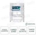 PG8HRDW8 PowerG Converter for 8 Wired Inputs with 4 PGM Outputs and Supervised Siren Output - Bentel