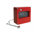 Eaton 1492-CSA Break Glass Key Container with Microswitch for Fire Systems