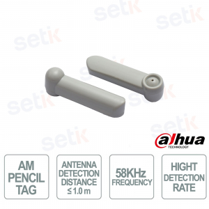 Étiquette antivol ISC-ETA5-T901C AM 58 kHz pour vêtements et accessoires - Dahua