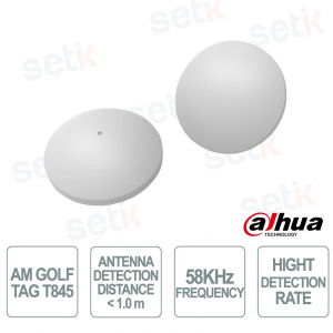 ISC-ETA5-T845 Tag Antitaccheggio AM 58 kHz Golf Tag Riutilizzabile per Retail e Abbigliamento - Dahua