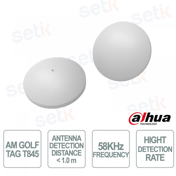 ISC-ETA5-T845 Tag Antitaccheggio AM 58 kHz Golf Tag Riutilizzabile per Retail e Abbigliamento - Dahua