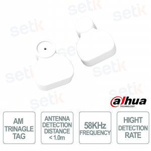 ISC-ETA5-T053 Tag Antitaccheggio AM 58 kHz Triangle Tag per Retail - Dahua