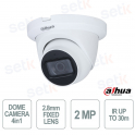 2MP Starlight 2.8 mm Smart IR Dome Camera 30 m 4 in 1 IP67 - Dahua