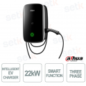 Colonnina di Ricarica EV D-Volt Air 22 kW Tipo 2 Smart App RFID OCPP con Bilanciamento Dinamico - Dahua