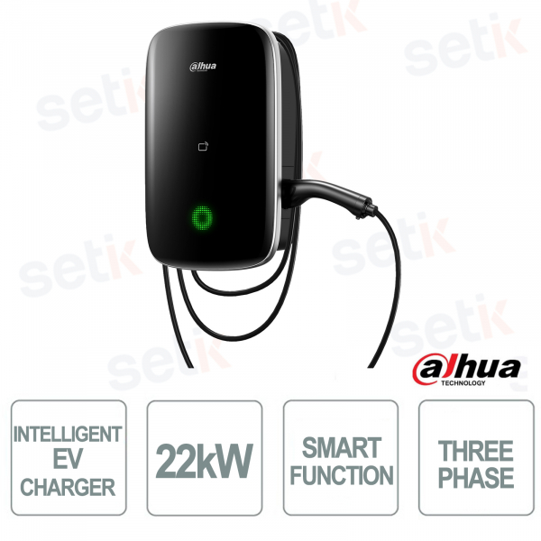 Dahua D-Volt Air 22 kW Type 2 Smart App RFID OCPP EV Charging Station with Dynamic Balancing