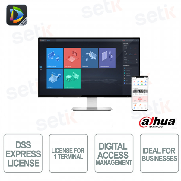 Licence Dahua DSS Express 8 pour terminal visiteur | Module visiteur
