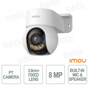 IMOU Talos 8MP 4K 3.6 mm PTZ Wi-Fi Camera with AI, Wi-Fi 6 and IP65
