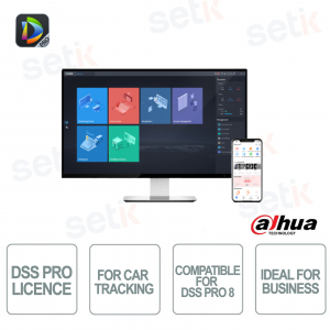 Licenza DSS Pro 8 Localizzazione Auto Smart Parking | Ricerca Veicoli Dahua