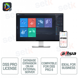 DSS Pro 8 License for Database Extension on External Server and Advanced Data Management