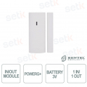 Modulo In/Out PowerG con Magnete Ausiliario | Interfaccia Wireless Bidirezionale