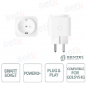 IQ Smart PowerG+ Wireless Socket | Smart Socket for Qolsys IQ