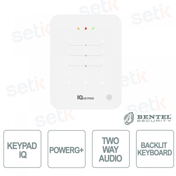 IQ PowerG 868 Wireless Keyboard for Qolsys IQ Panel | Touch keyboard