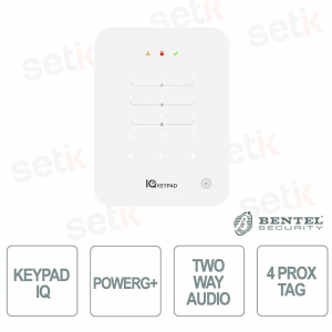 Clavier IQ PowerG avec 4 balises de proximité | Clavier sans fil pour Qolsys IQ