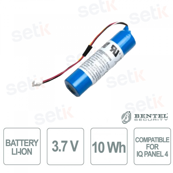 Batterie Li-ion d'origine pour panneau de commande d'alarme IQ Panel 4 | Remplacement