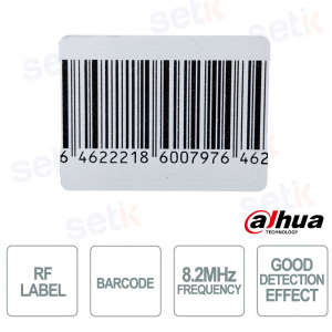 Dahua ISC-ETR1-3040 30x40 mm Adhesive 8.2 MHz RF Anti-Theft Label for Goods Protection