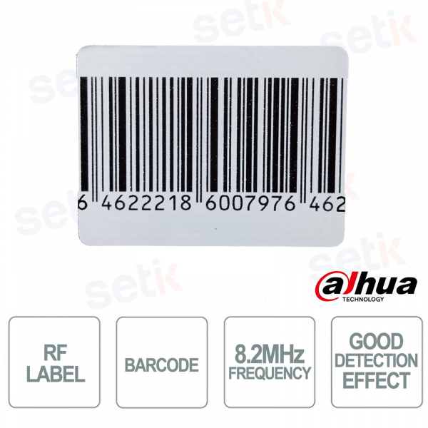 Dahua ISC-ETR1-3040 30x40 mm Adhesive 8.2 MHz RF Anti-Theft Label for Goods Protection