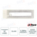 ISC-ETR1-1965-T 8.2 MHz RF Anti-Theft Transparent Self-Adhesive Tag – 20,000 Pieces - Dahua