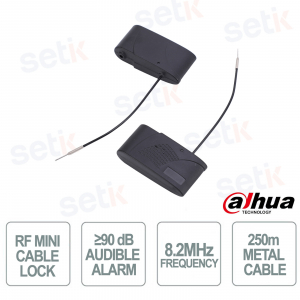 ISC-ETR2A-T307-S 8.2 MHz RF Anti-Theft Tag with Cable, 90 dB Alarm and LED for Valuable Goods - Dahua