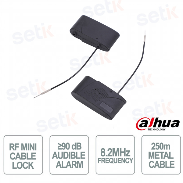 ISC-ETR2A-T307-S 8.2 MHz RF Anti-Theft Tag with Cable, 90 dB Alarm and LED for Valuable Goods - Dahua