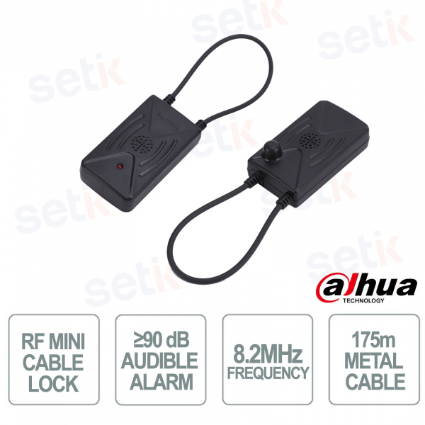 ISC-ETR2A-T301-S 8.2 MHz RF Anti-Theft Tag with Cable, 90 dB Alarm and LED for Valuable Goods - Dahua