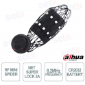 ISC-ETR3A-T606B-S 36cm Spider Net RF Anti-Theft Tag with 90dB Alarm and LED - Dahua