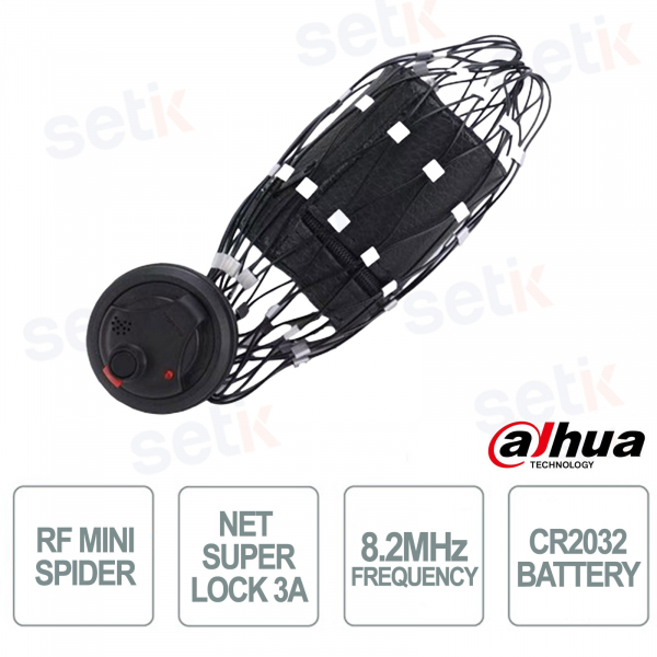 ISC-ETR3A-T606B-S 36cm Spider Net RF Anti-Theft Tag with 90dB Alarm and LED - Dahua