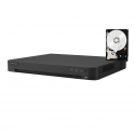 iDS-7216HUHI-M2/XT/4A+16/4ALM DVR AcuSense 16 Canali AI 4K, Allarmi, Face Recognition + HDD 2 TB Incluso - Hikvision