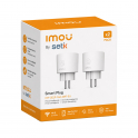 IMOU CE1 Wi-Fi Smart Plug Kit (2 Pack) | Remote Control, Energy Monitoring, and Timer