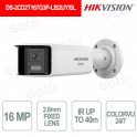 DS-2CD2T167G3P-LIS2UY/SL 16MP 180° ColorVu 3.0 2.8mm Lens AI PoE IP Camera - Hikvision
