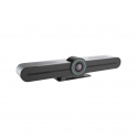 Barre vidéo iiyama UC-BAR30-1 4K UHD avec suivi IA, 4 microphones, haut-parleurs et port USB pour la visioconférence