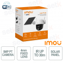 Imou Cell PT 2C 5MP PT 4mm Wi-Fi Camera with Solar Panel, AI, Full Color and Battery