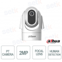 Caméra WiFi Dahua 2MP panoramique et inclinable à 360° avec suivi automatique IA, audio bidirectionnel et vision nocturne