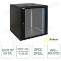 Baie murale RW1266 19" 12U 600x600 IP20 pour systèmes de vidéosurveillance, réseau local et de sécurité - Pulsar