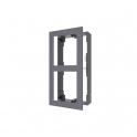 DS-KD-ACW2 Kit Montaggio a Parete 2 Moduli in Alluminio per Videocitofono Modulare - Hikvision