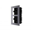 DS-KD-ACF2/Plastic Flush Mount 2 Modules for Modular Video Intercom - Hikvision
