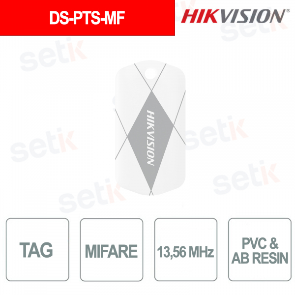 DS-PTS-MF Tag MIFARE 13,56 MHz per Identificazione e Controllo Accessi - Hikvision