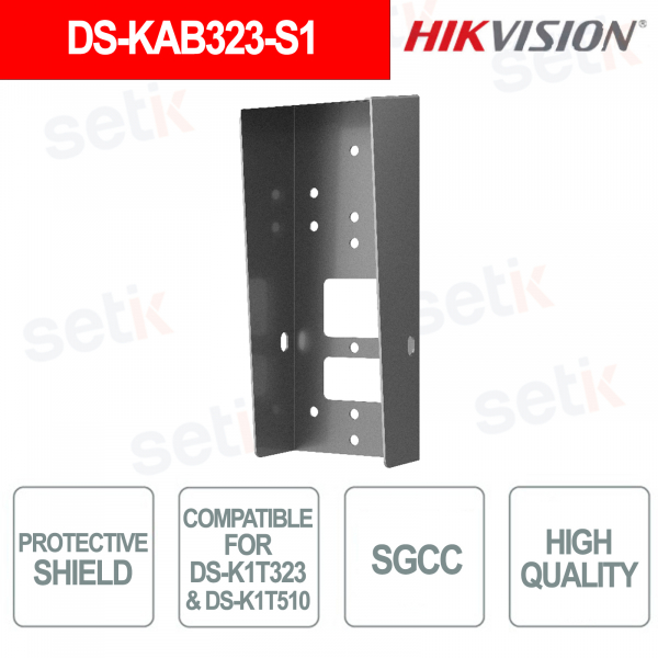 Écran de protection SGCC DS-KAB323-S1 pour terminaux de contrôle d'accès DS-K1T323 et DS-K1T510 - Hikvision