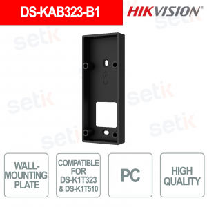 DS-KAB323-B1 Wall Mount Plate for DS-K1T323 and DS-K1T510 with Cable Management - Hikvision