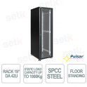 19" ZRS4268 42U 600x800 IP20 Rack Cabinet 1000 kg for CCTV, LAN and Security Systems - Pulsar