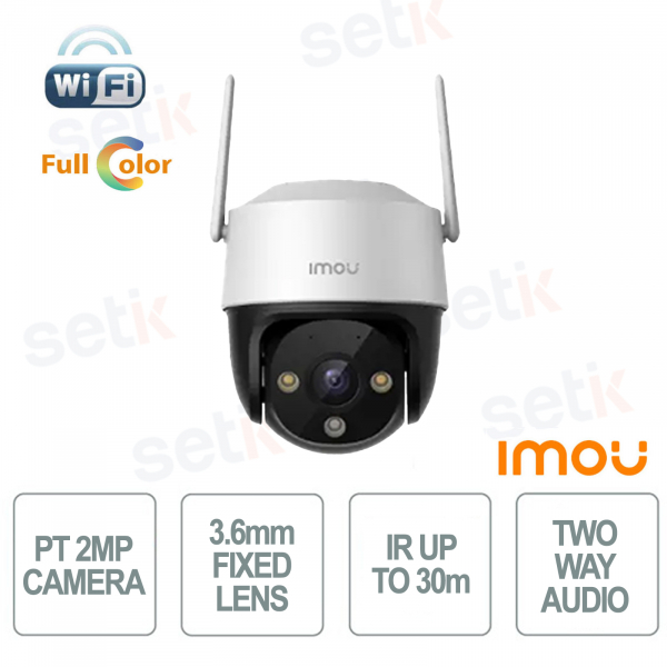 Imou Cruiser SE+ 2MP IP66 Wi-Fi Camera with 3.6mm Lens, AI, Smart Tracking, and Color Night Vision