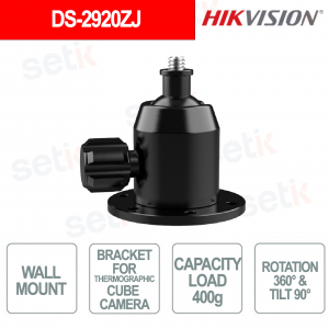 DS-2920ZJ Staffa da Parete per Telecamere Termografiche, Rotazione 360° e Inclinazione 90° - Hikvision