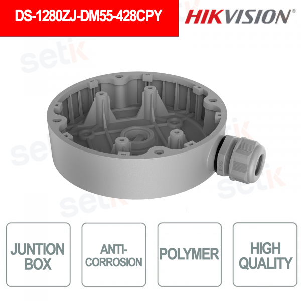 Boîtier de jonction anticorrosion pour caméra dôme DS-1280ZJ-DM55-428CPY - Hikvision