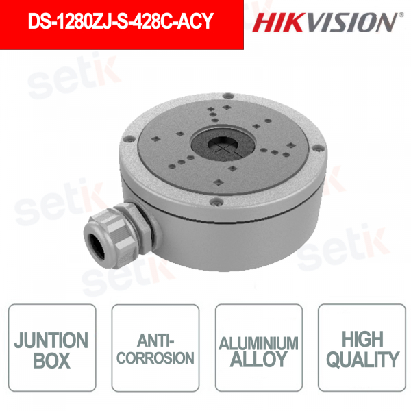 Boîtier de jonction anticorrosion DS-1280ZJ-S-428C-ACY pour caméras - Hikvision