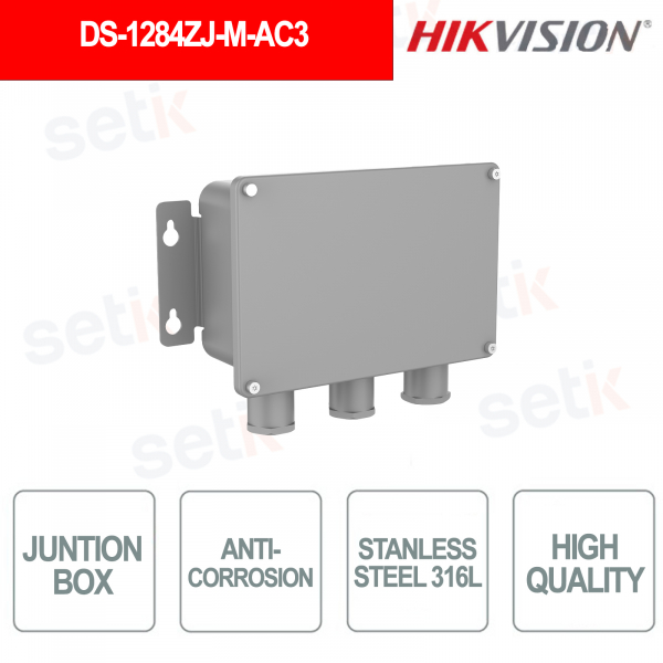 copy of Boîtier de jonction en aluminium DS-1280ZJ-XS-Y pour vidéosurveillance - Hikvision