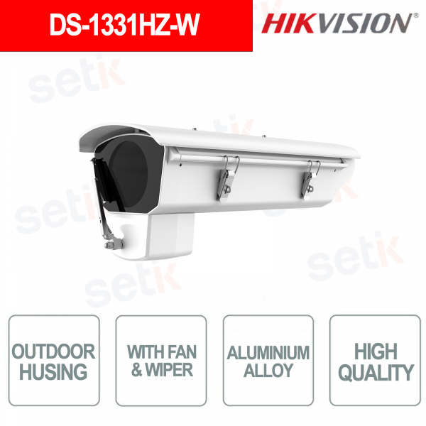 Boîtier extérieur pour caméra DS-1331HZ-W IP67 avec ventilateur et essuie-glace - Hikvision