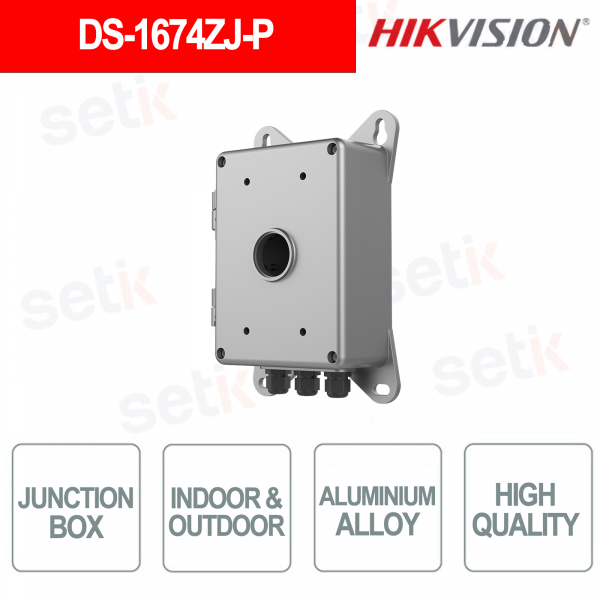 Boîtier de jonction DS-1674ZJ-P pour caméras de vidéosurveillance - Hikvision