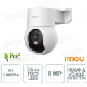 PS2M 8MP PoE Camera 4K Pan & Tilt 3.6mm Optics AI Smart Tracking and Night Vision - Imou