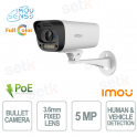 PS5E 5MP PoE Bullet Camera 3.6mm AI IP67 Night Vision and Active Deterrence - Imou